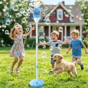 Automatic Handheld Bubble Machine with Lights