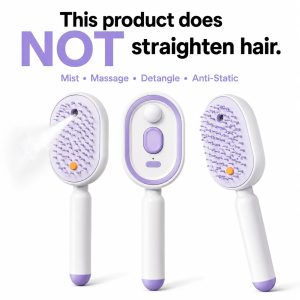 Electric mist scalp comb - mist massage detangle anti-static